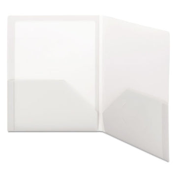 Smead® Frame View Poly Two-pocket Folder, 100-sheet Capacity, 11 X 8.5, Clear-oyster, 5-pack freeshipping - TVN Wholesale